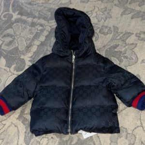 Brand new Gucci coat 6-9 months